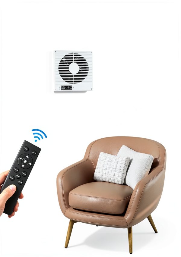 8" Room to Room Ventilation Fan KOVIET Reversible Exhaust with Remote-3