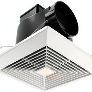 Bathroom Ceiling Exhaust Fan Fanspex 110 CFM 1.0 Sone 9.1x9.1 Housing-0