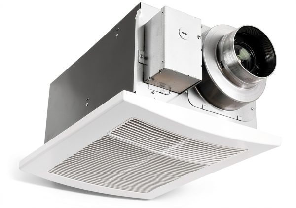 Panasonic WhisperWarm Ceiling Mount Bathroom Exhaust Fan with Heater, 50-80-110 CFM, FV-0511VH1-5