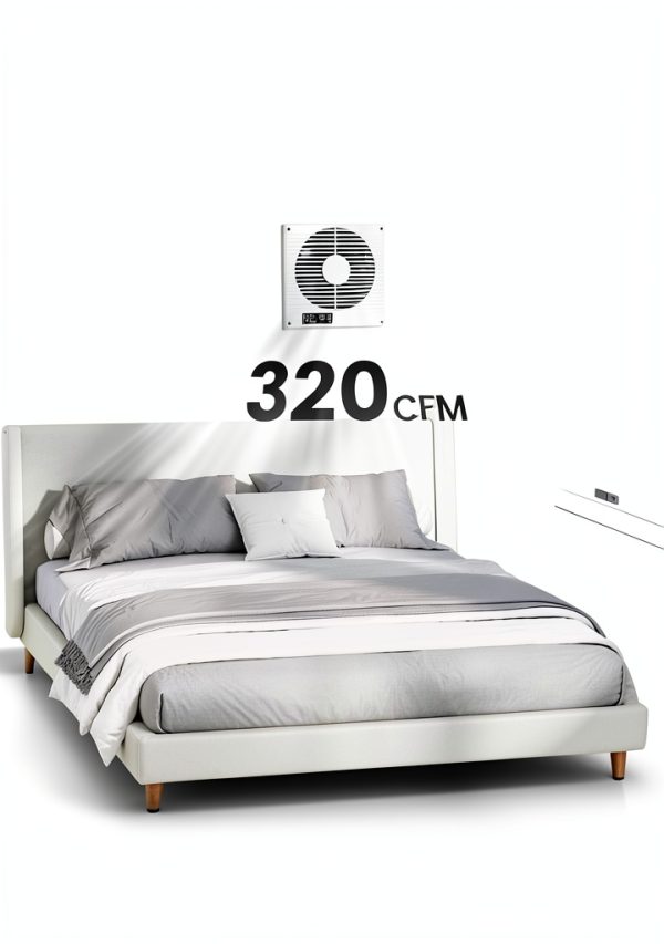 8" Room to Room Ventilation Fan KOVIET Reversible Exhaust with Remote-2
