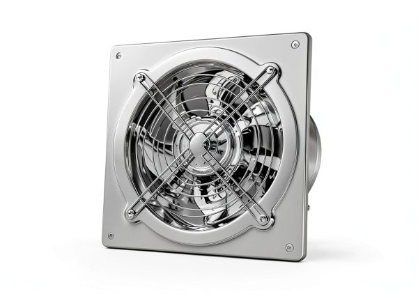 HG Power 8 Inch Kitchen Exhaust Fan, 576CFM Metal Attic Fan with-8