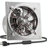 HG Power 8 Inch Kitchen Exhaust Fan, 576CFM Metal Attic Fan with-0