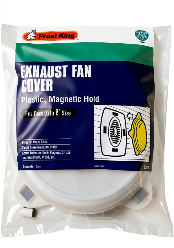 Frost King Exhaust Fan Cover 10-1/4" for 8" Fans Magnetic Plastic-1